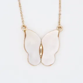 Mother of Pearl Butterfly Choker