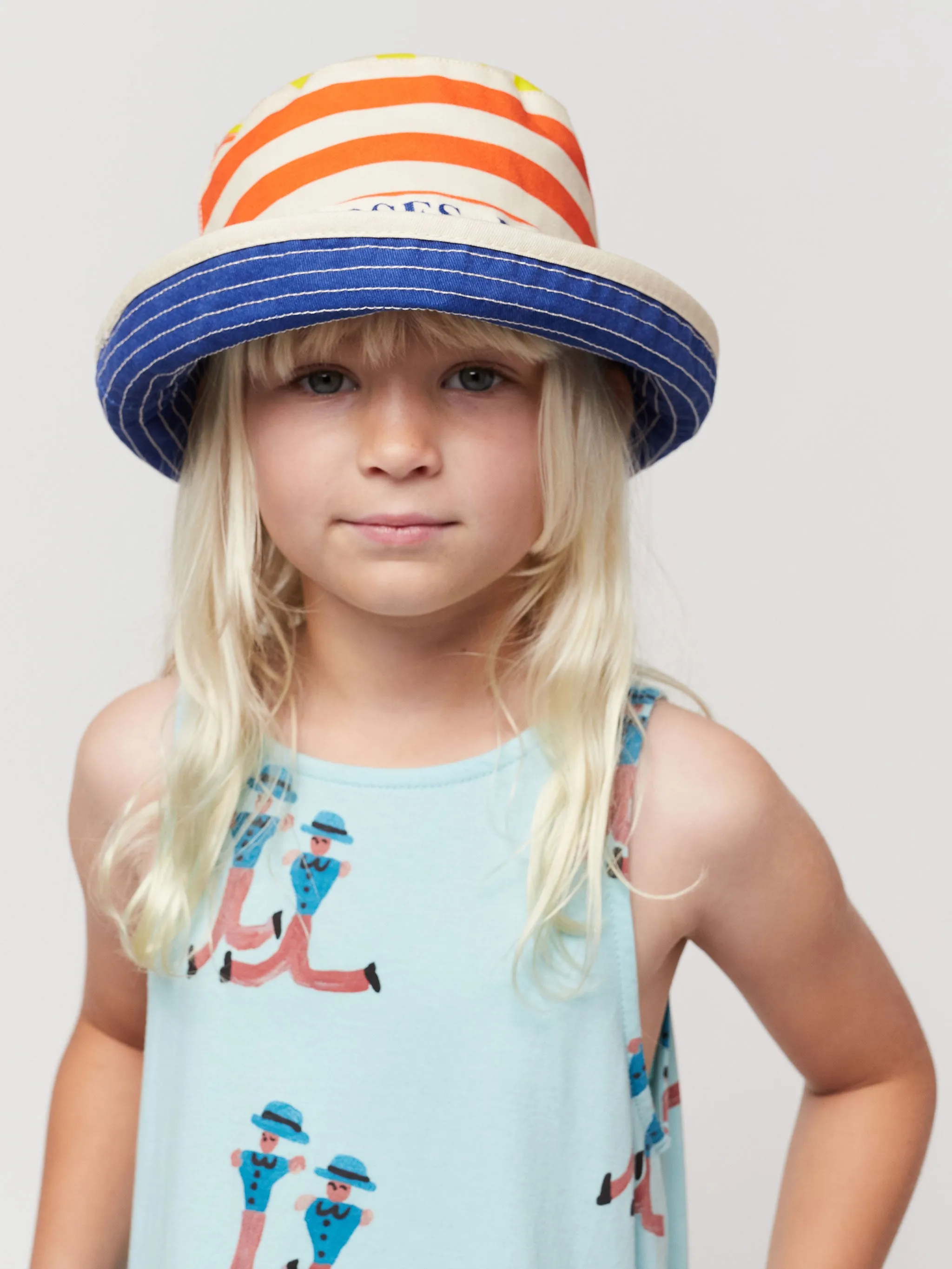 NEW Bobo Choses | Multicolor Stripes reversible Hat