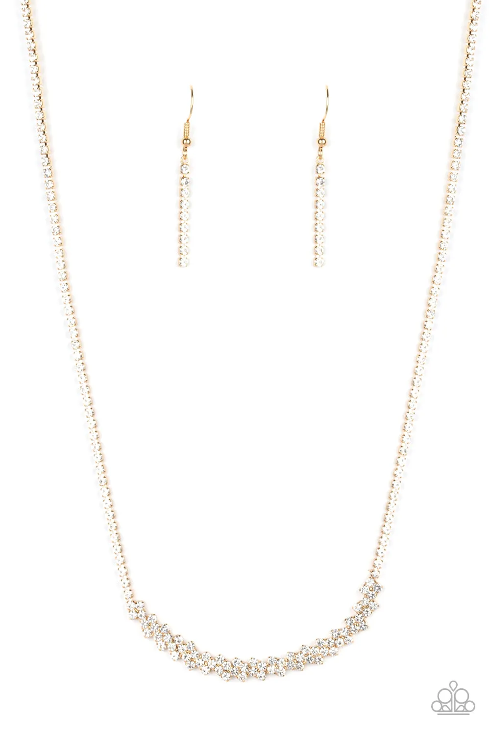 Paparazzi Glamour Glow - Gold Necklace