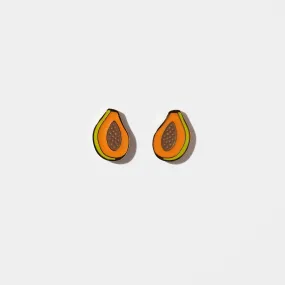 Papaya Stud Earrings