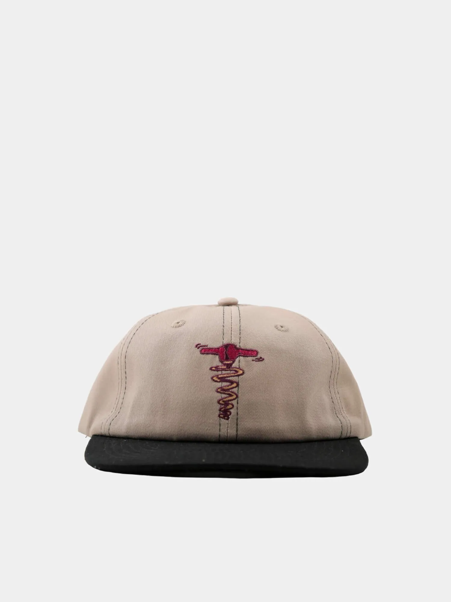 Pass-Port Corkscrew 5 Panel Cap - Sand / Black