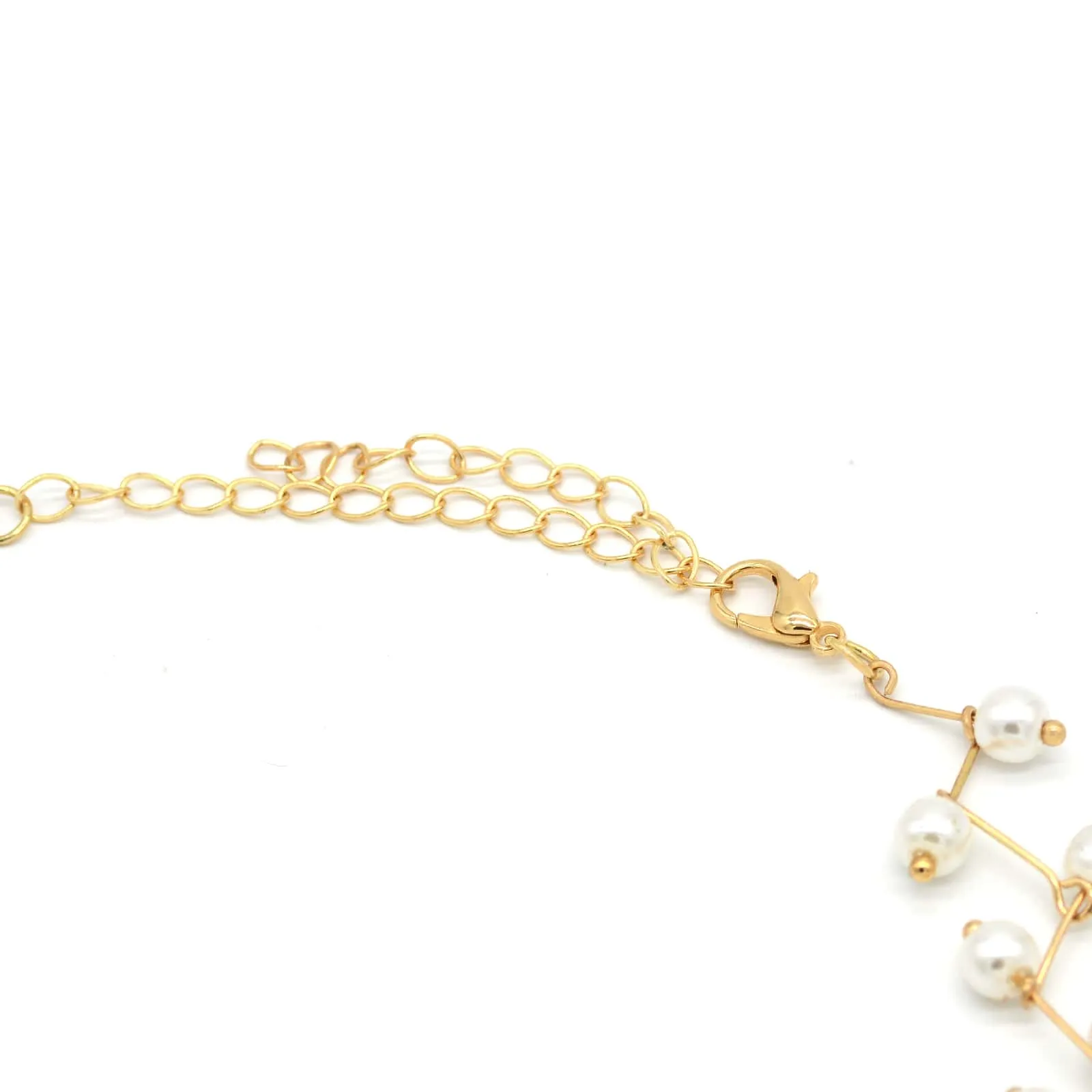 Pearl Bar Gold Choker