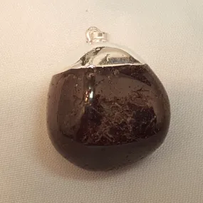 Pendant, Garnet - Tumbled Stone