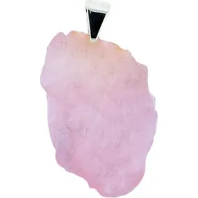 Pendant, Quartz/Rose Rough Chu