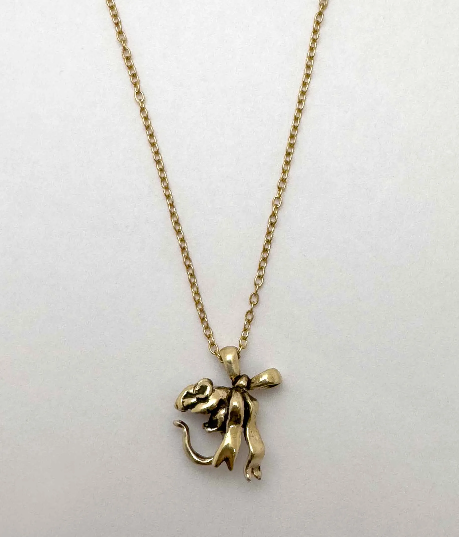 Rat Bow Necklace