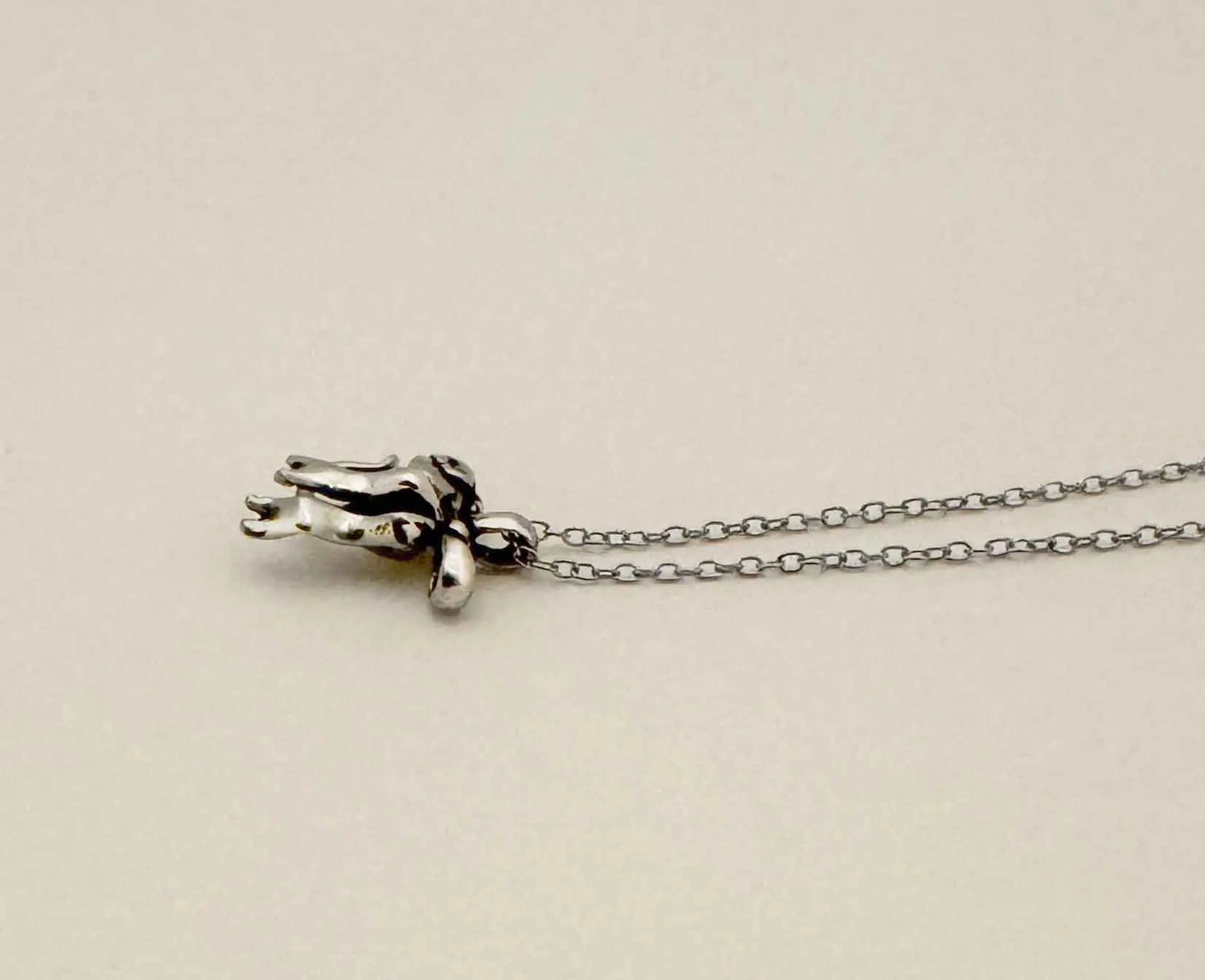 Rat Bow Necklace