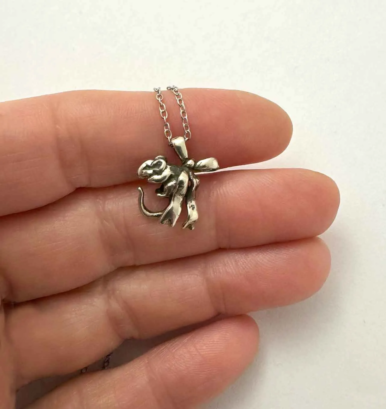 Rat Bow Necklace