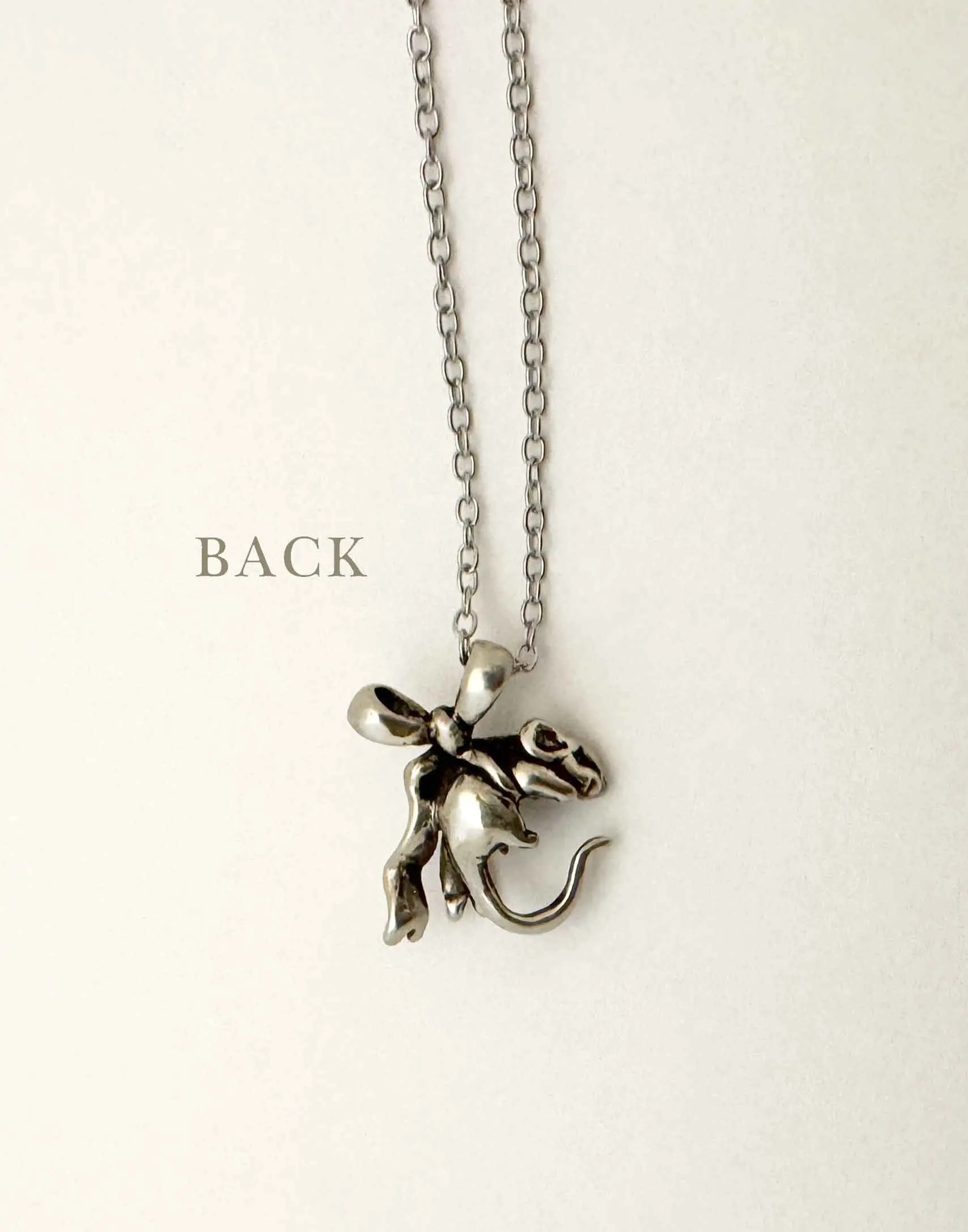 Rat Bow Necklace