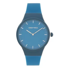 Riviera Blue Silicone Strap Watch