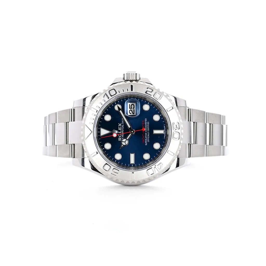 Rolex 40mm Yachtmaster, Blue Dial, Oyster Bracelet, Stainless Steel - 116622