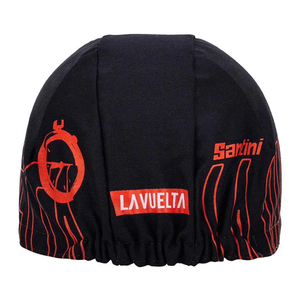 Santini La Vuelta Official Cycling Cap - Print