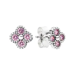 SHINING FLOWER STUD EARRINGS