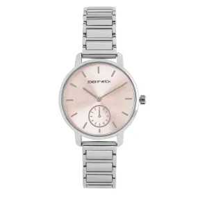 Taila Silver Metallic Strap Watch