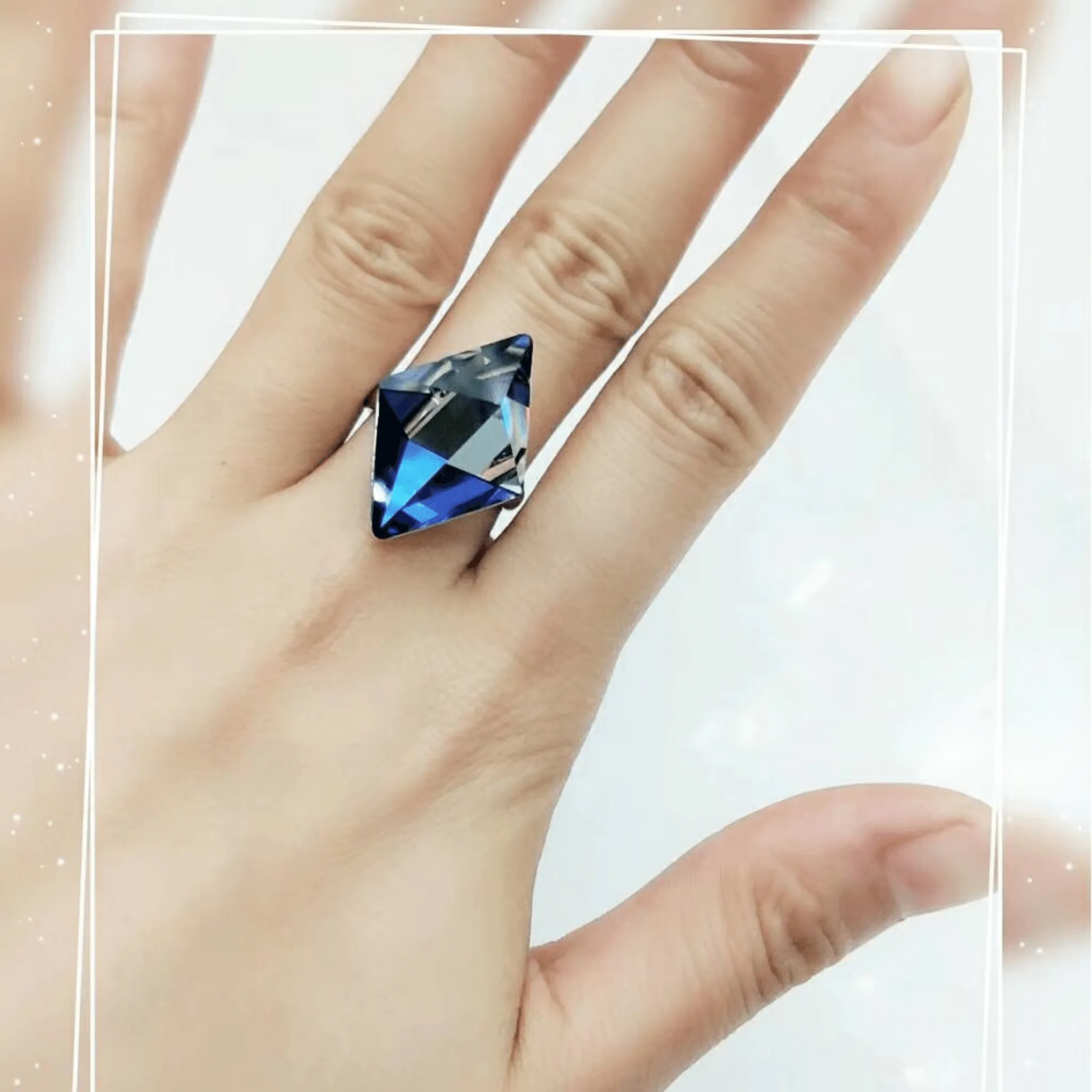 The Magical Swarovski Crystal Unique Ring