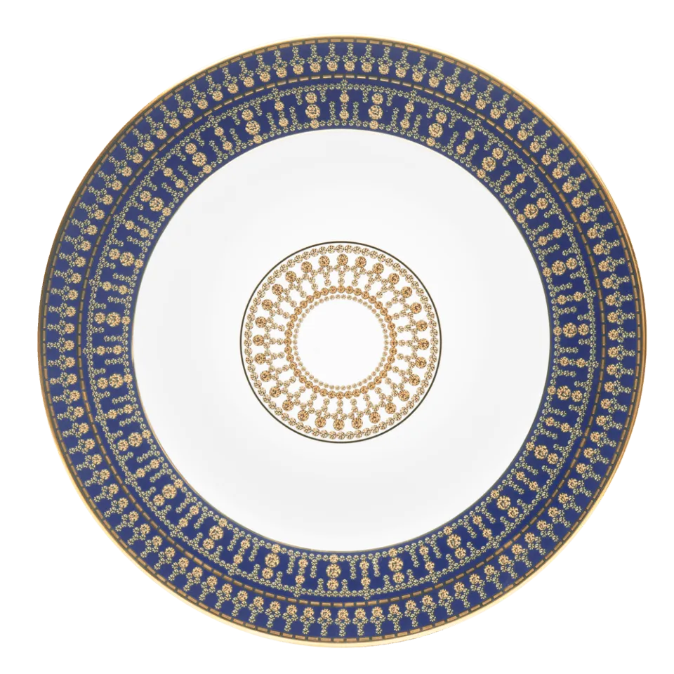 Tiara Prussian Blue & Gold Underplate