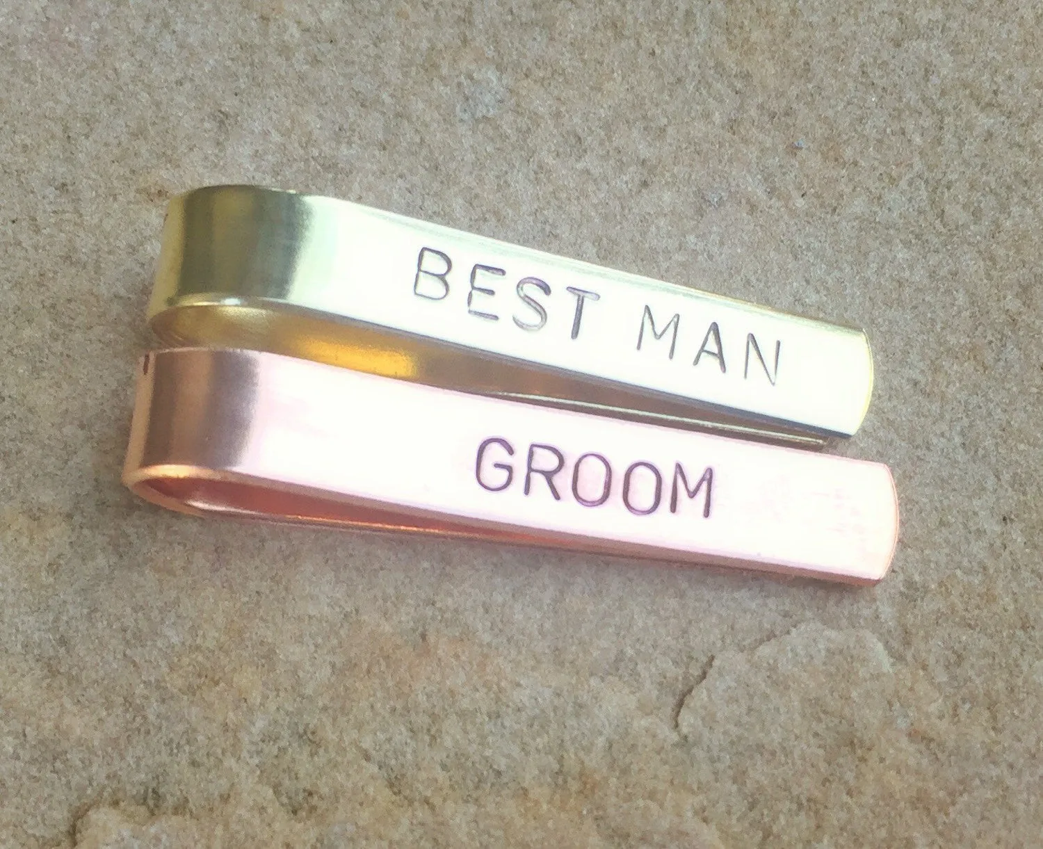 Tie Bar, Boyfriend Gift, Christmas Gift Dad, Personalized Tie Bar,Groomsmen Gifts, Hand Stamped Tie Bars, natashaaloha