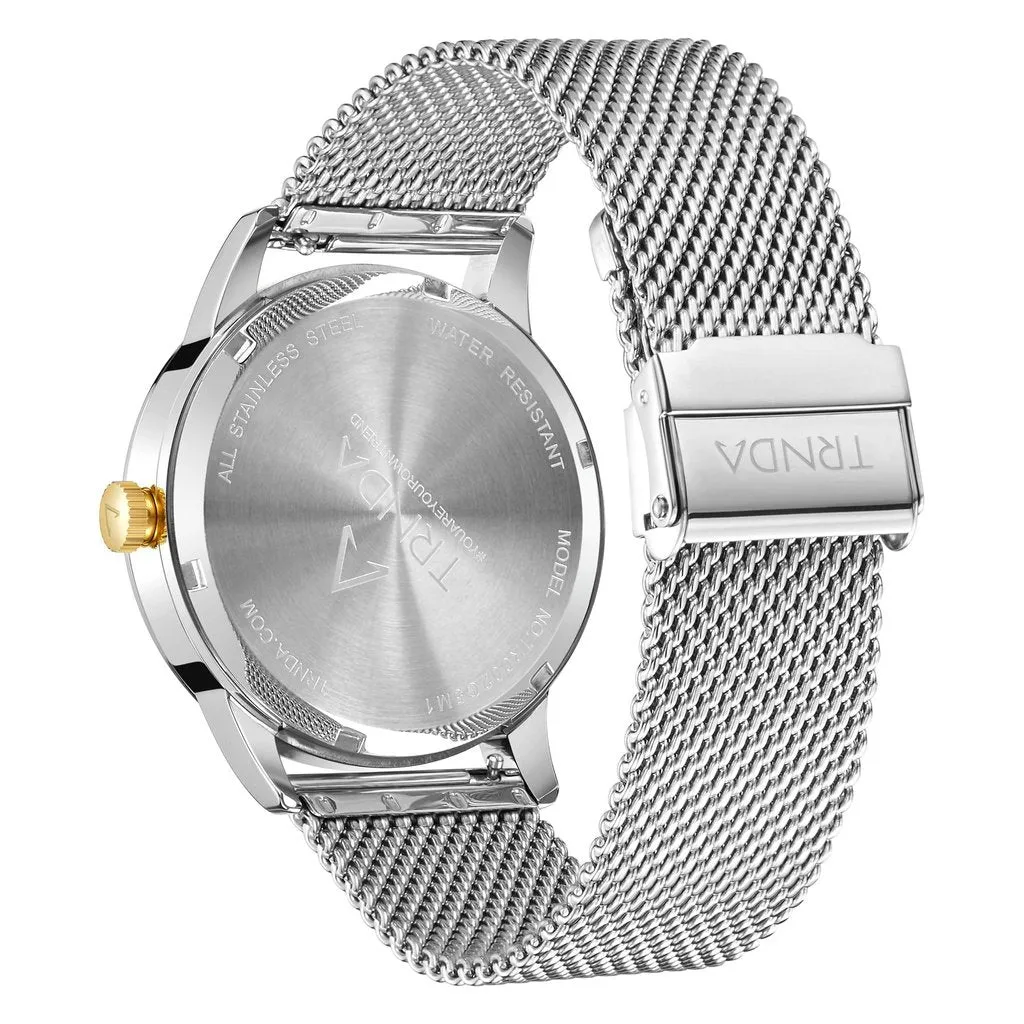 Trnda Stainless Steel Men's Watch TR002G5M1-B8S