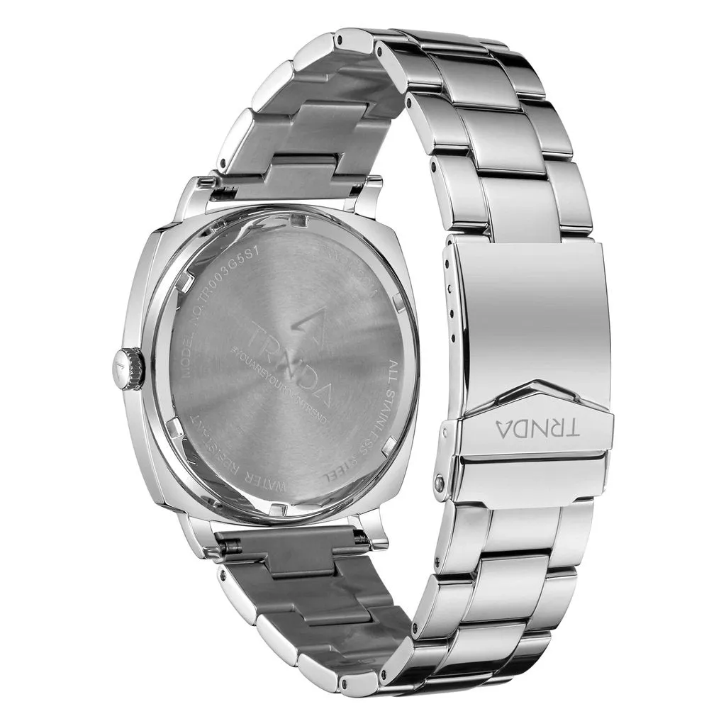 Trnda Stainless Steel Men's Watch TR003G5S1-C11S