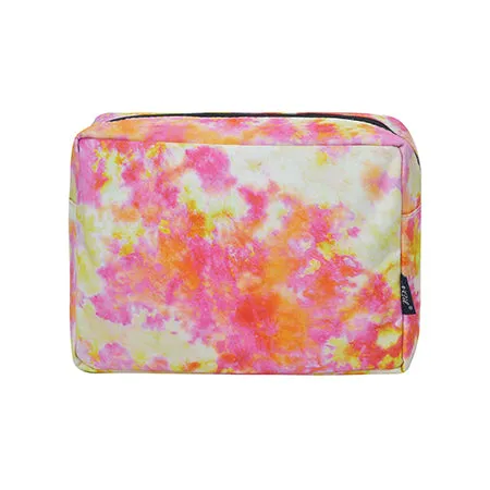 Tropical Tie Dye NGIL Large Cosmetic Travel Pouch