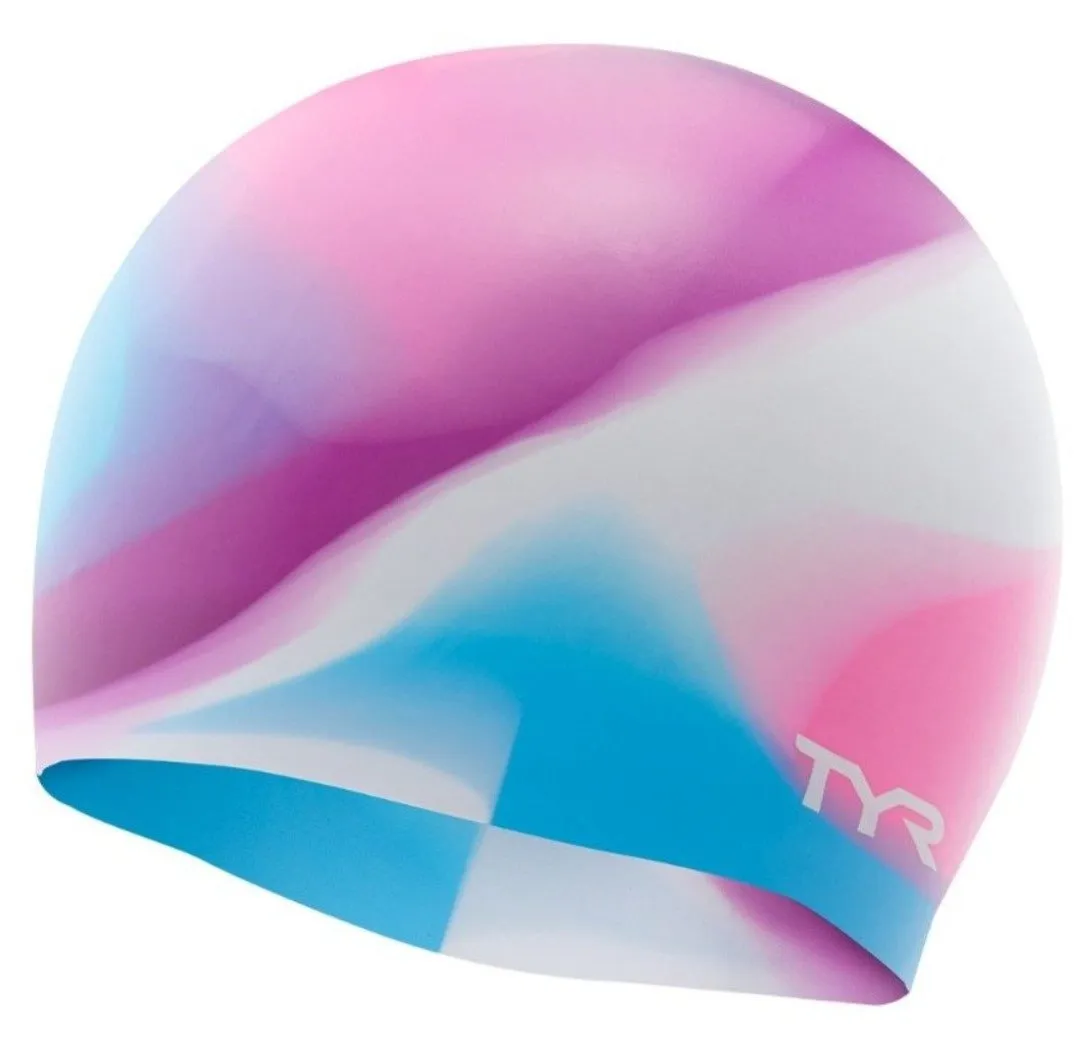 TYR Tie Dye Silicone Youth Swim Cap