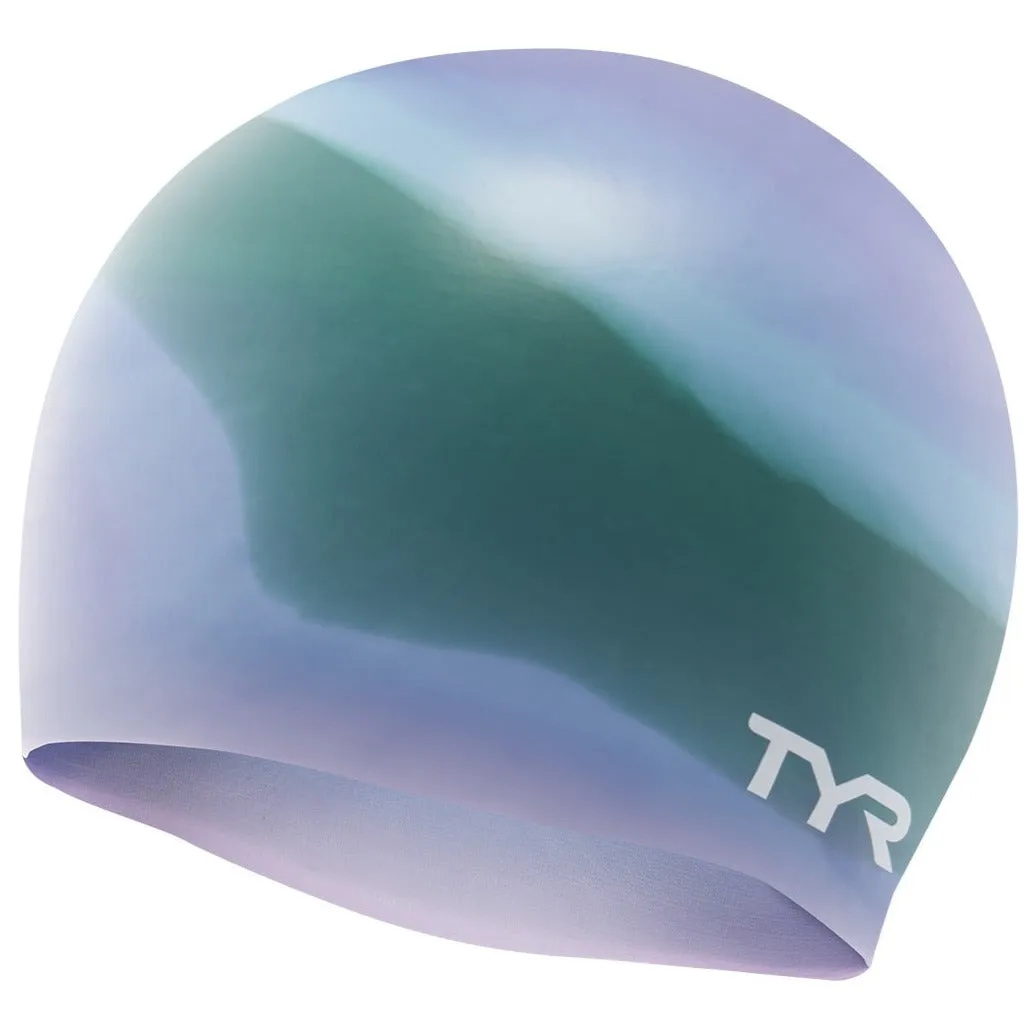 TYR Tie Dye Silicone Youth Swim Cap