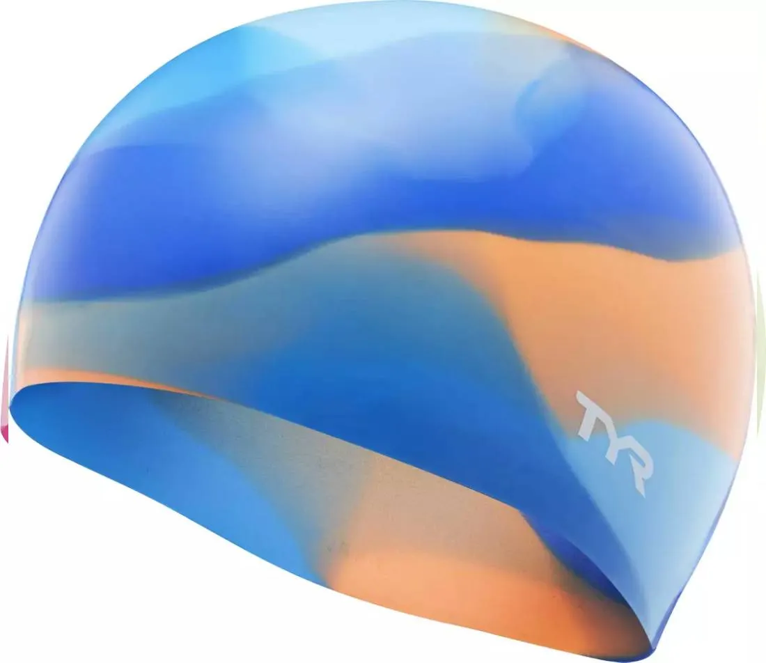 TYR Tie Dye Silicone Youth Swim Cap