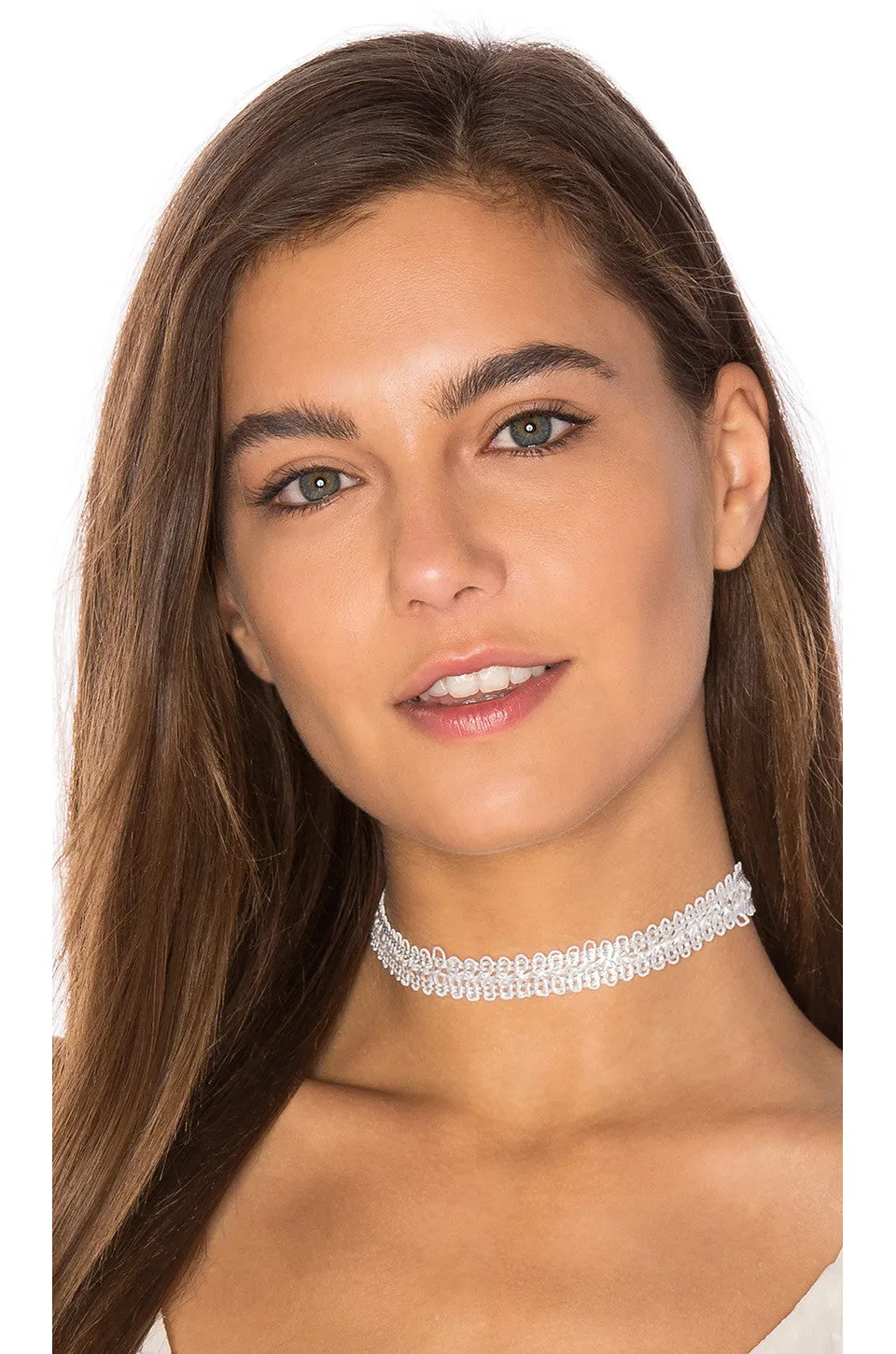 Vanessa Mooney Cream Lace Choker