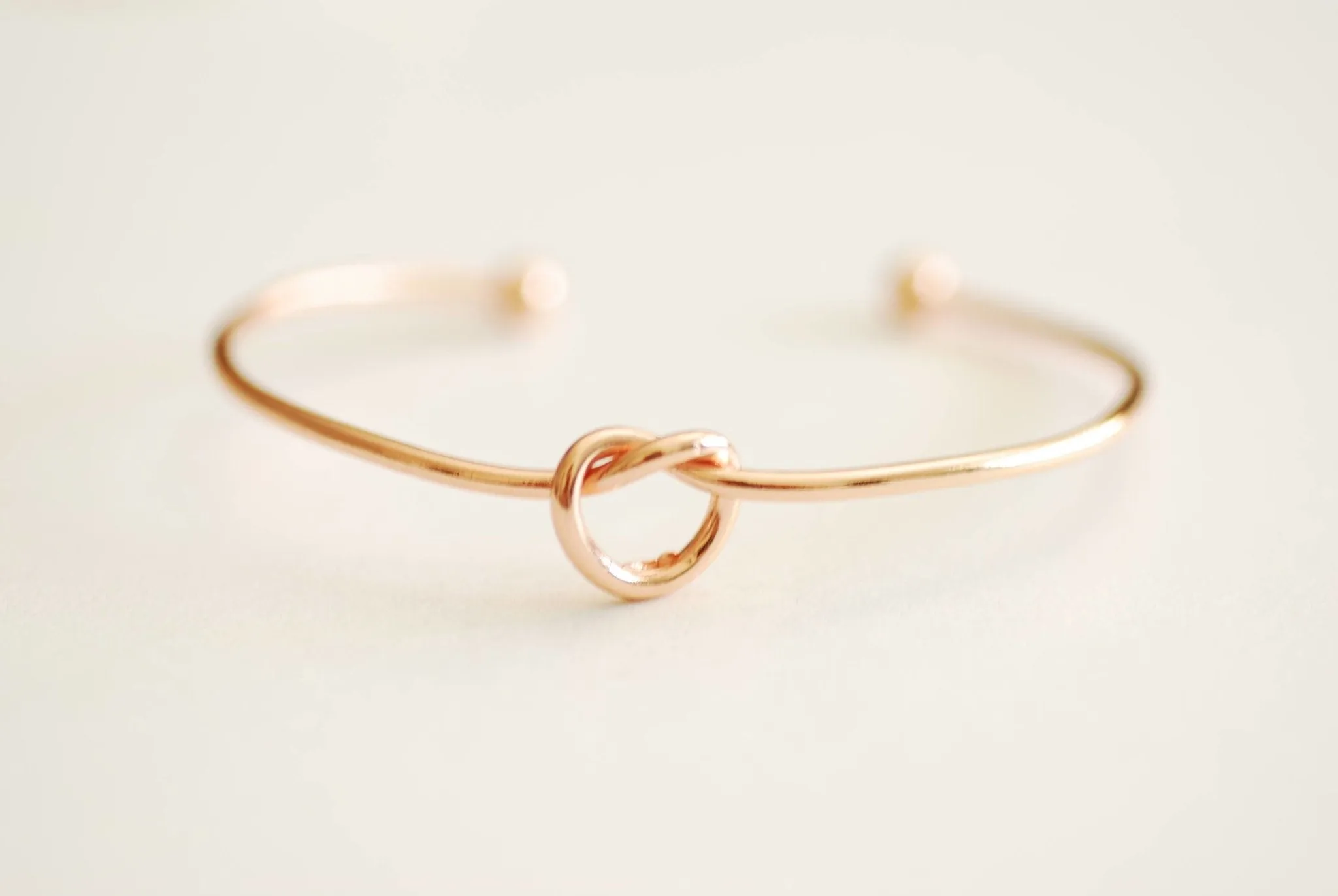 Wholesale Love Knot Bangle, Choose Sterling Silver, Gold, Rose Gold Love knot bracelet, Cuff Bracelet, Bridesmaid Gifts, Tie the Knot Bracelet, Bulk