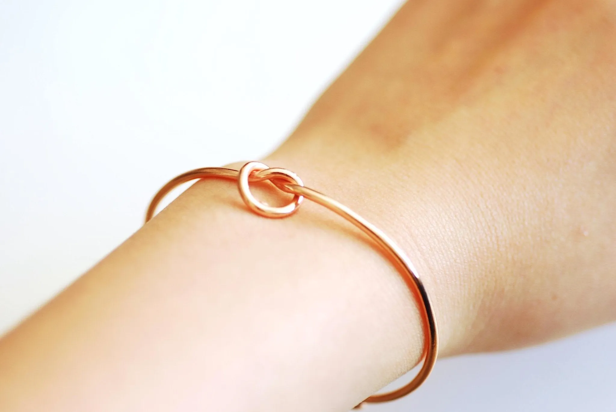 Wholesale Love Knot Bangle, Choose Sterling Silver, Gold, Rose Gold Love knot bracelet, Cuff Bracelet, Bridesmaid Gifts, Tie the Knot Bracelet, Bulk