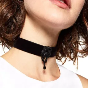 Words to Choke on Black Choker Necklace