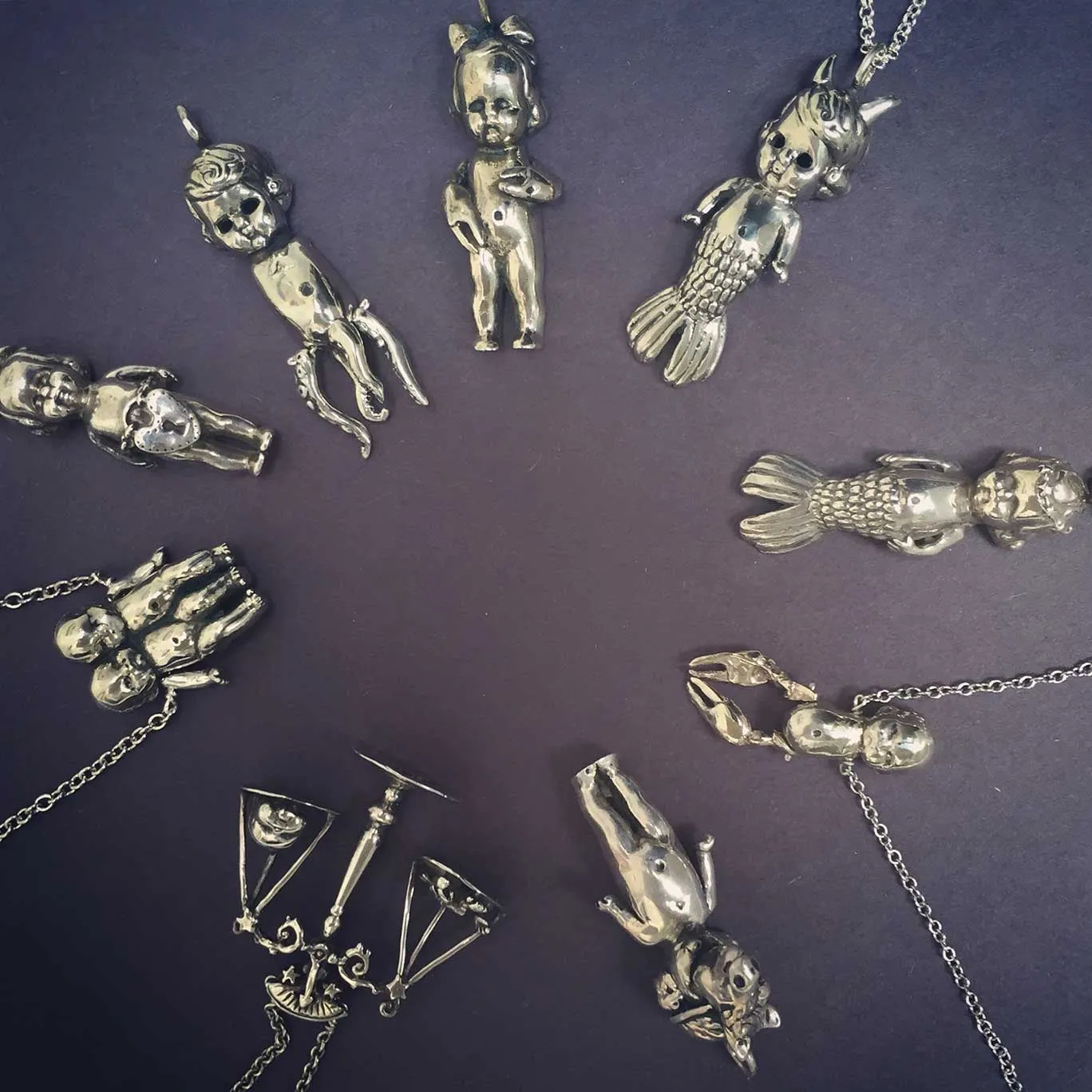 Zodiac Doll Capricorn Necklace